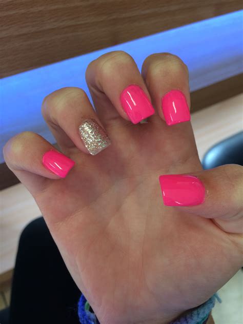 pink short nails ideas|short acrylic nails pink design.